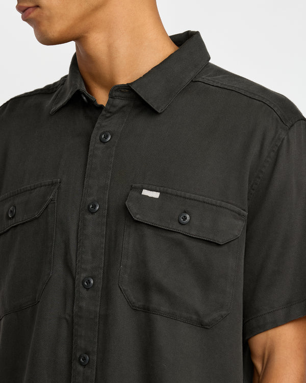 Rvca VAcancy Utility Short Sleeve Shirt