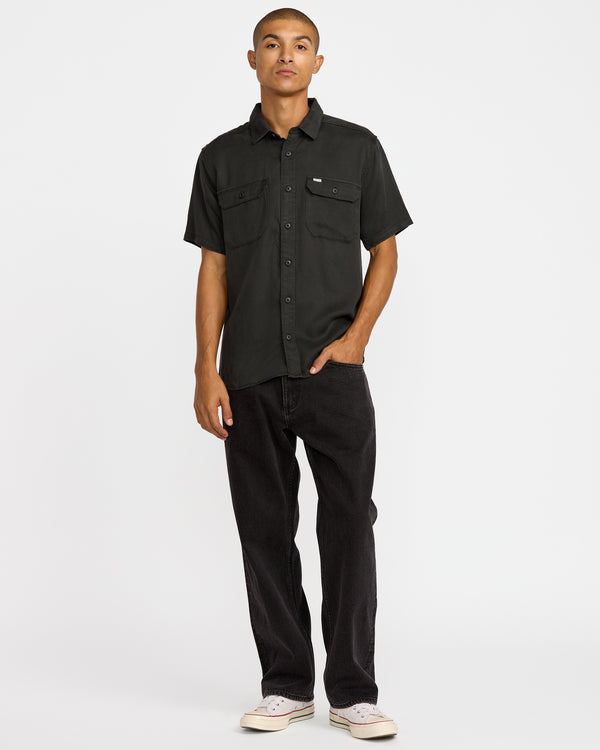 Rvca VAcancy Utility Short Sleeve Shirt