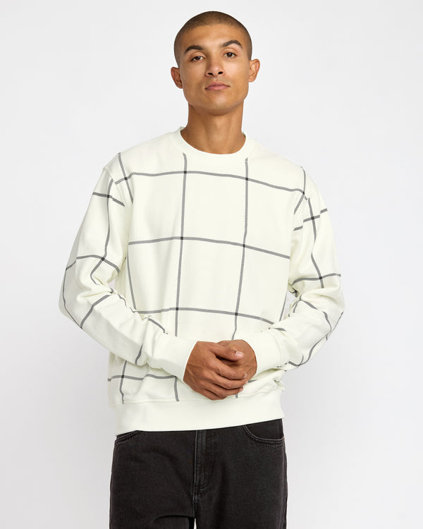 Rvca Vacancy Window Pane Crew