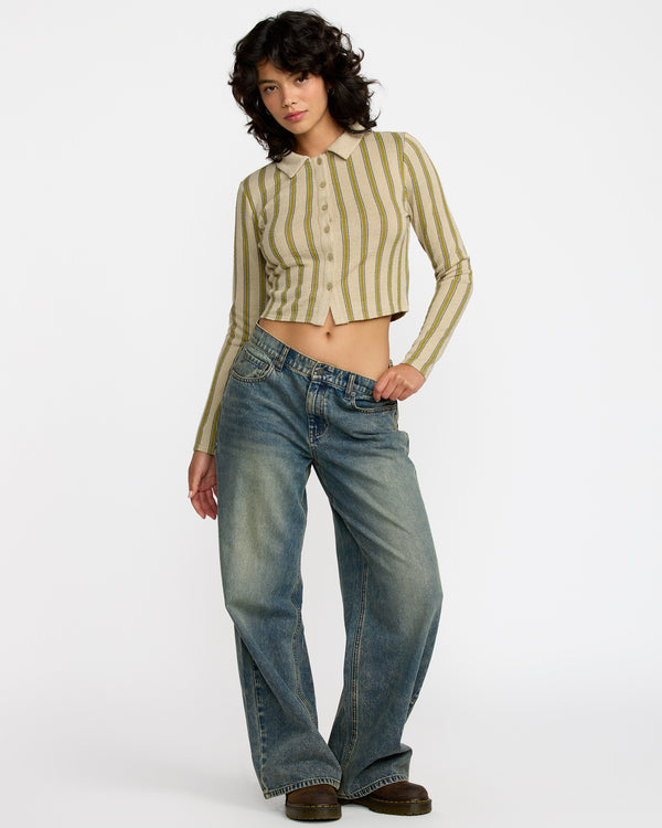 Rvca Willow Long Sleeve Shirt