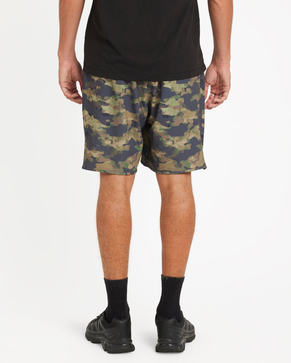 Rvca Yogger Stretch Contrast 17" Short
