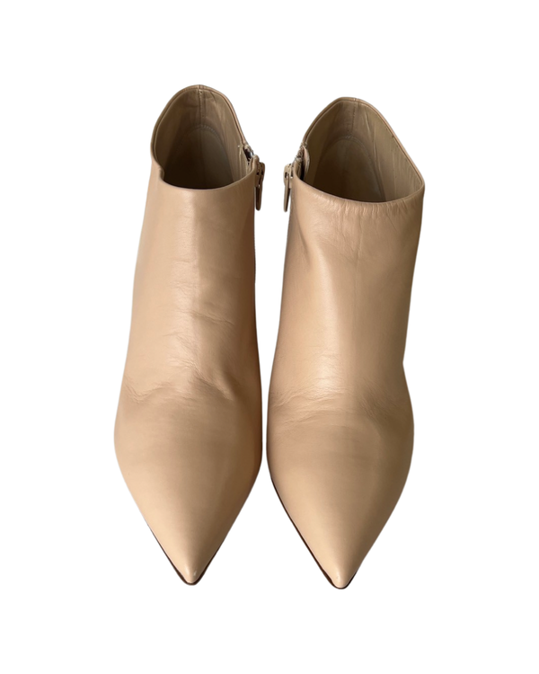 Ryan Roche LOW ANKLE BOOT WITH STACKED HEEL SIZE 39 And 40