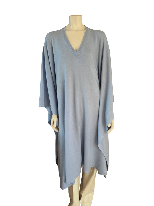 ryan roche Luxurious cashmere knit caftan in lavanda