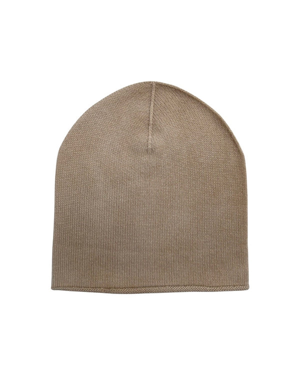 ryan roche Cashmere beanie in pale nude