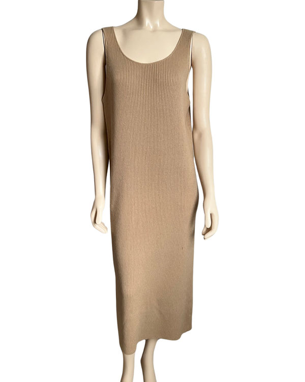 ryan roche CASHMERE TANK DRESS SIZE M/L