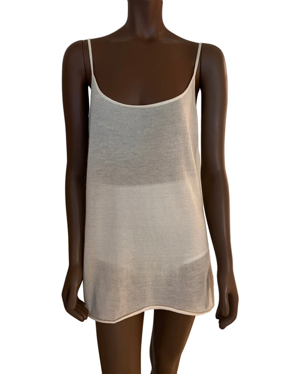 ryan roche FEATHER WEIGHT CASHMERE TANK