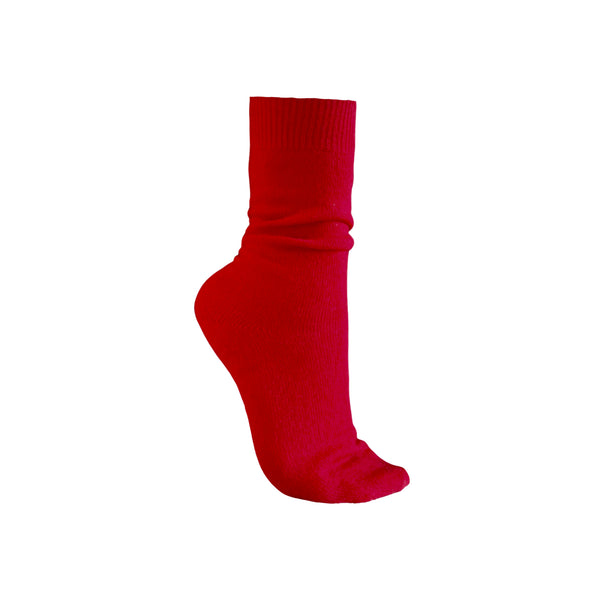 ryan roche Red cashmere socks