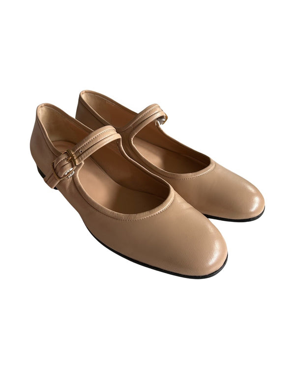 Ryan Roche RYAN ROCHE X BROTHER VELLIES MARY JANE / PALE NUDE