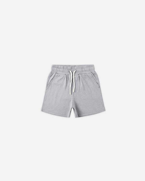 rylee cru Oceanside Tech Short Heathered Dusty Blue