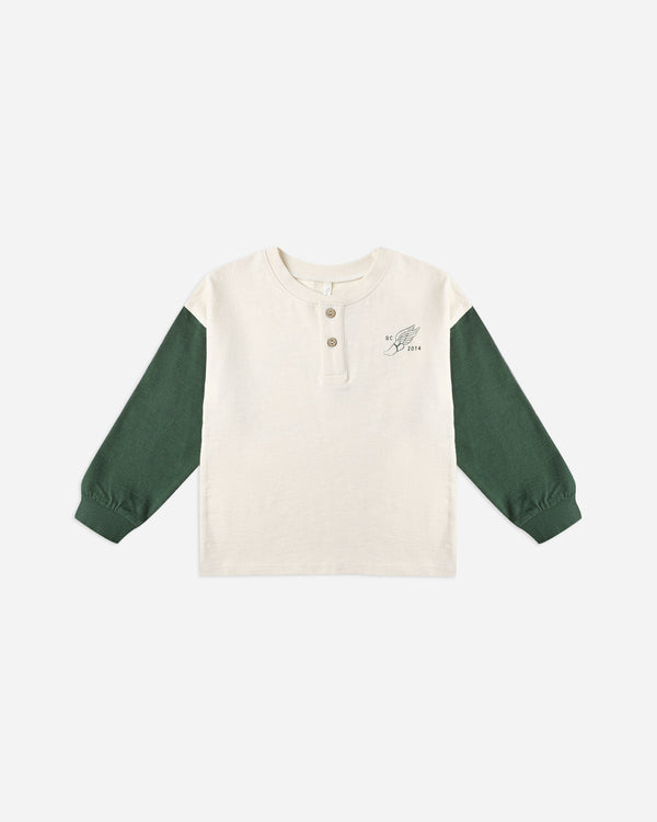 rylee cru Relaxed Long Sleeve Henley Chase Your Dreams