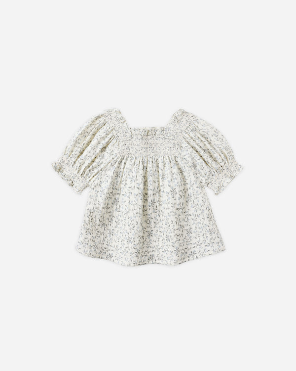 rylee cru Ada Blouse Blue Vines