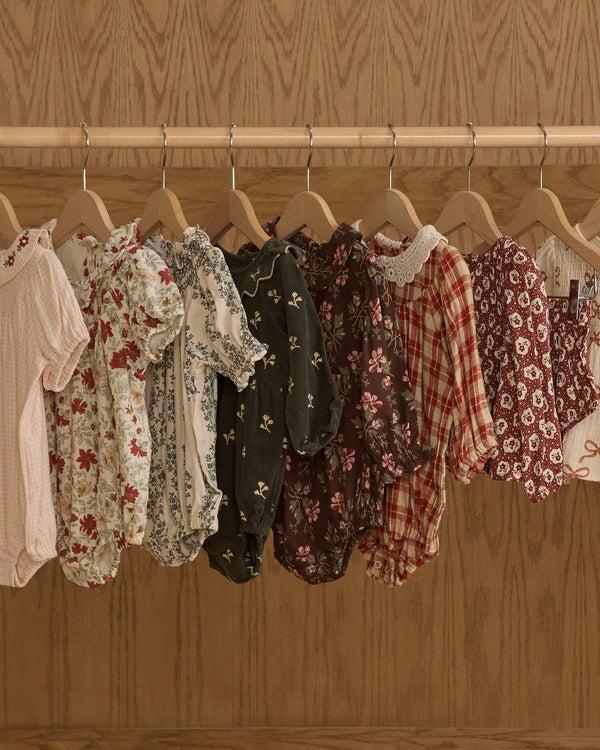 Rylee Cru Ada Romper Green Vines