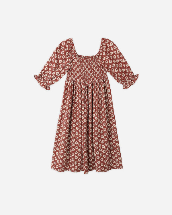 rylee cru Adelaide Dress Ruby Fleur