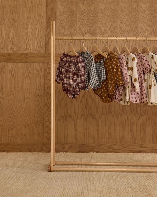 Rylee Cru Adelaide Romper Burgundy Plaid