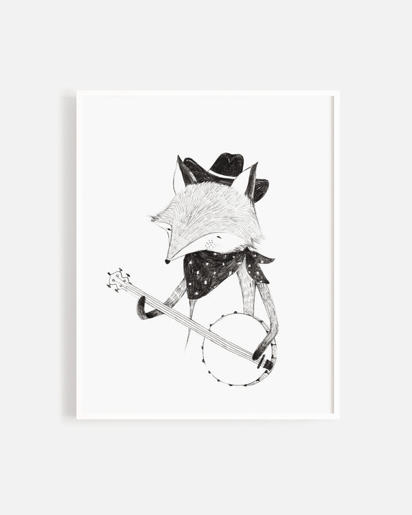 rylee cru Art Print || Banjo Fox