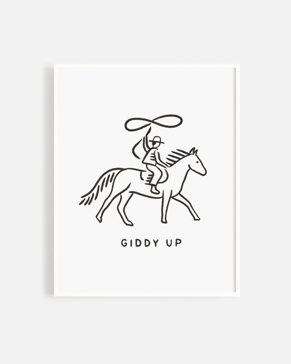 rylee cru Art Print || Giddy Up