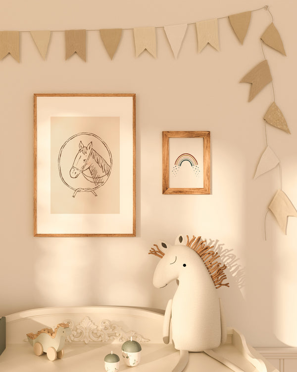 Rylee Cru Art Print || Horse