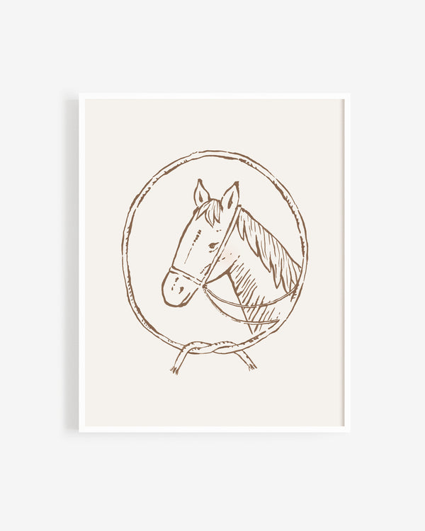 rylee cru Art Print || Horse