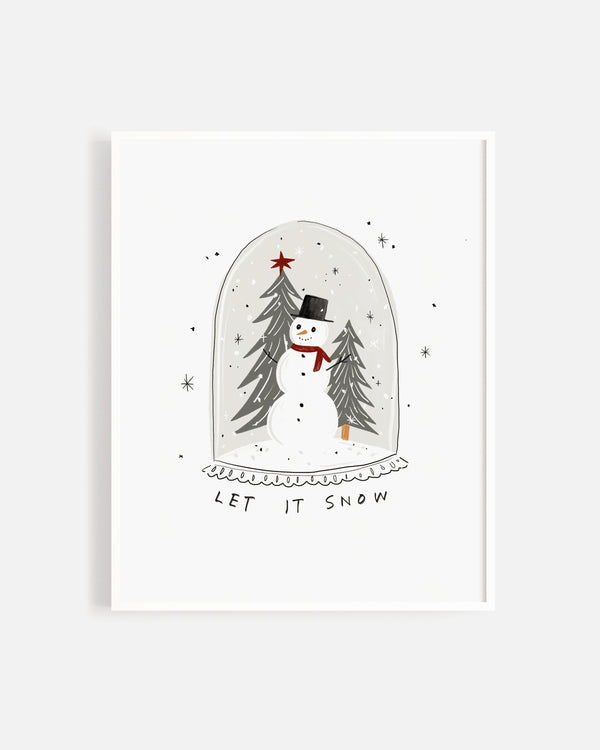 rylee cru Art Print || Snowman