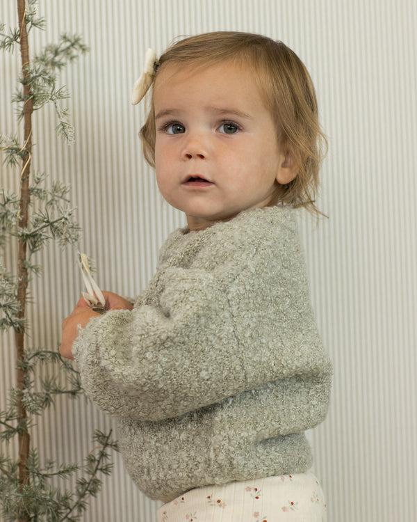 Rylee Cru Aspen Sweater Pistachio Boucle