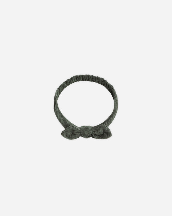 rylee cru Baby Bow Headband Evergreen