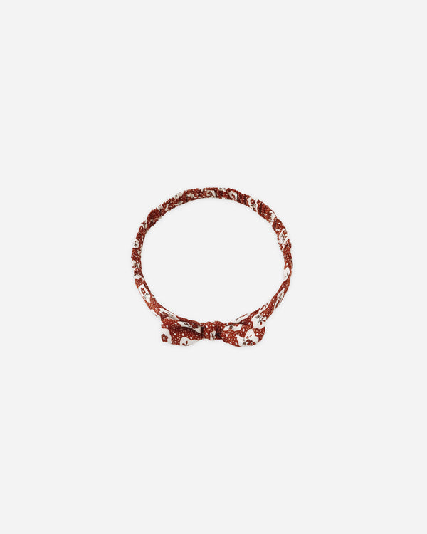 rylee cru Baby Bow Headband Ruby Fleur
