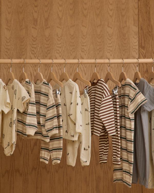 Rylee Cru Baby Cru Pant Brown Stripe