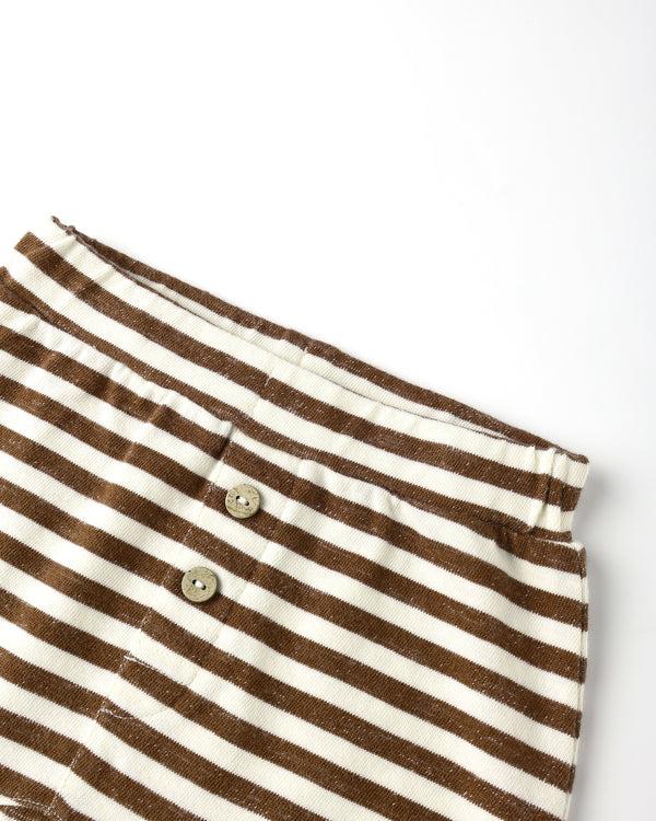 Rylee Cru Baby Cru Pant Brown Stripe