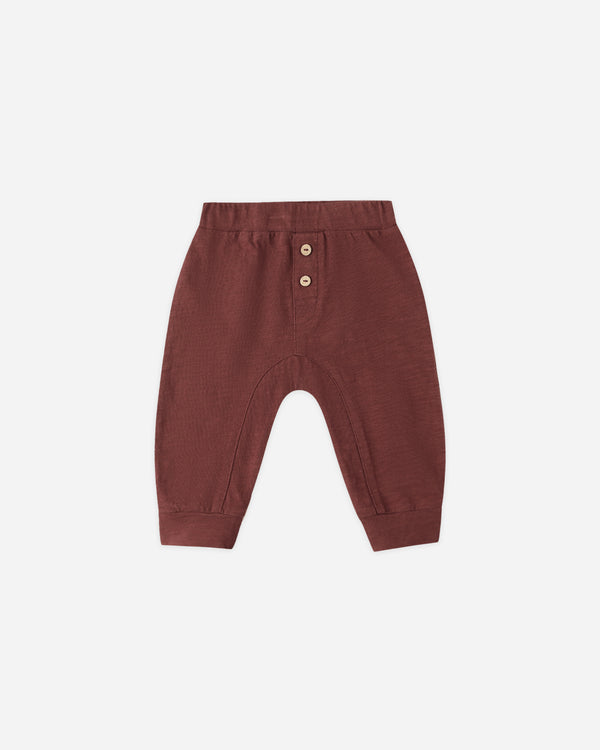 rylee cru Baby Cru Pant Burgundy