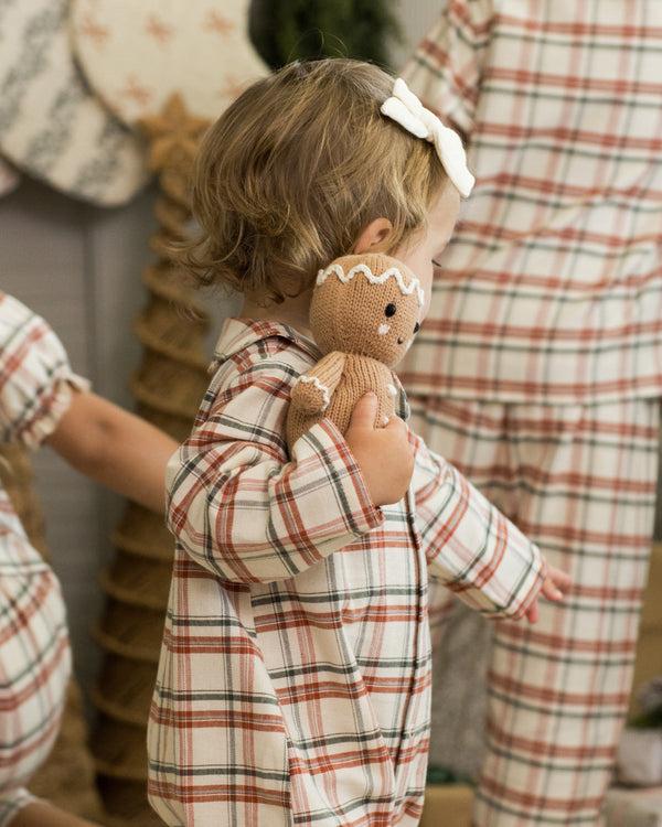 Rylee Cru Baby Pajama Romper Holiday Flannel