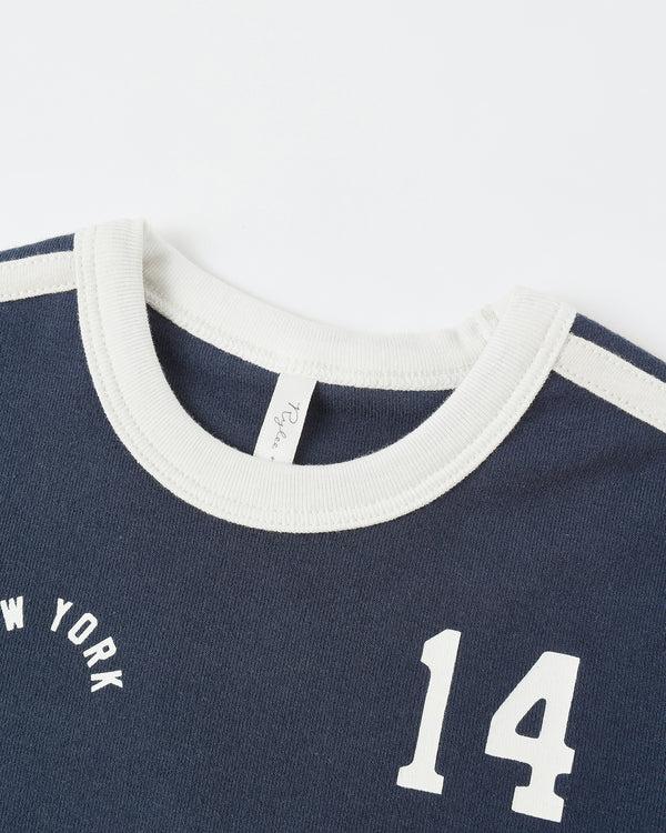 Rylee Cru Baby Tee Navy