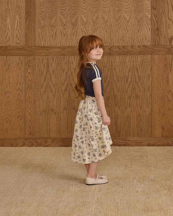 Rylee Cru Baby Tee Navy