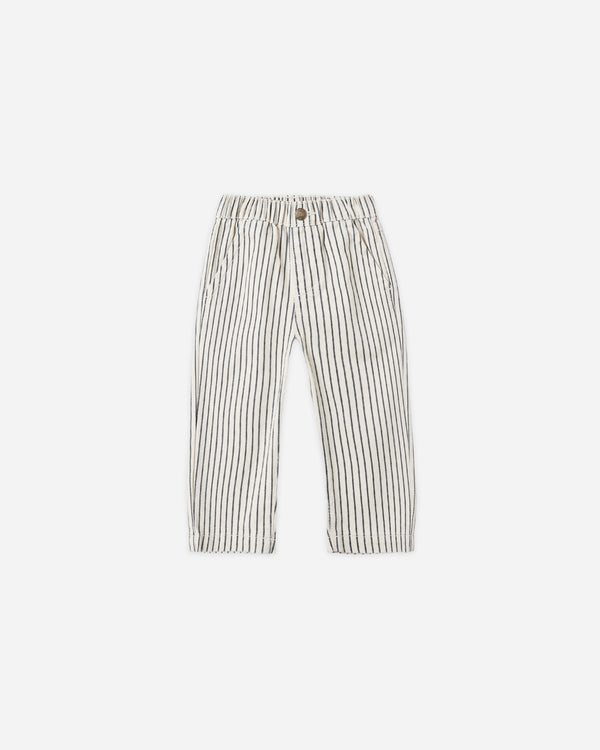 rylee cru Baggy Pant Navy Pinstripe