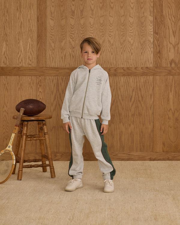 Rylee Cru Baggy Sweatpant Heathered Ash