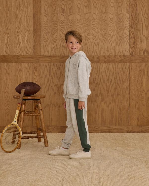 Rylee Cru Baggy Sweatpant Heathered Ash