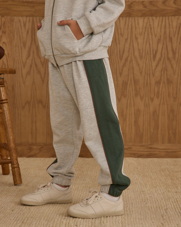 Rylee Cru Baggy Sweatpant Heathered Ash
