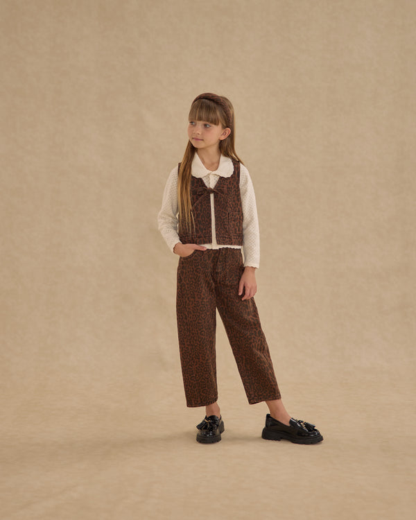 Rylee Cru Barrel Pant Leopard