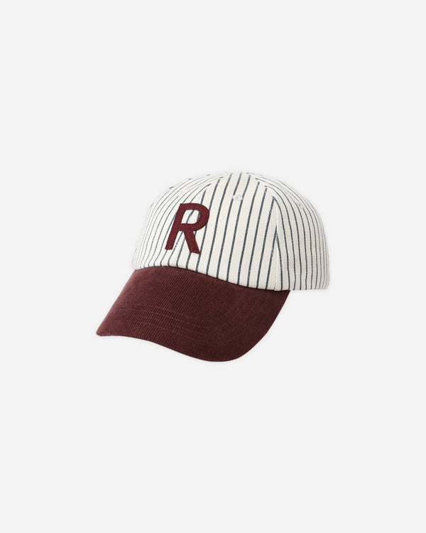 rylee cru Baseball Hat Navy Pinstripe