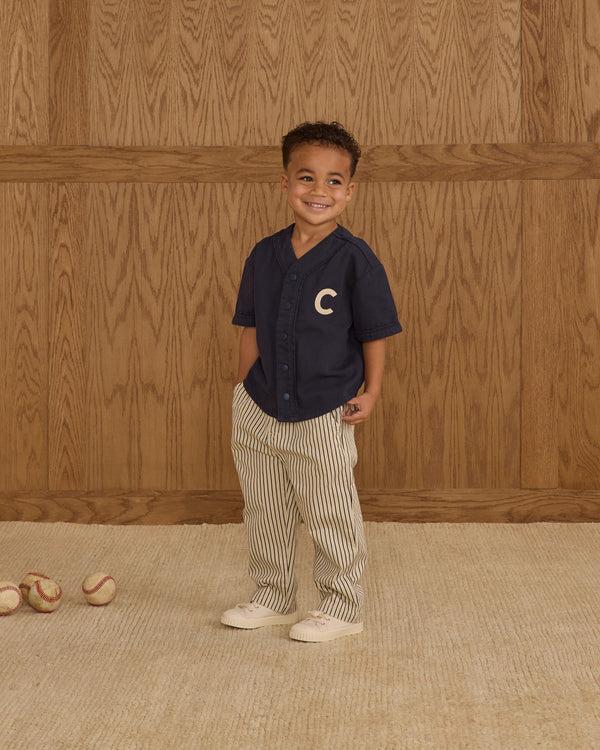 Rylee Cru Baseball Shirt Navy