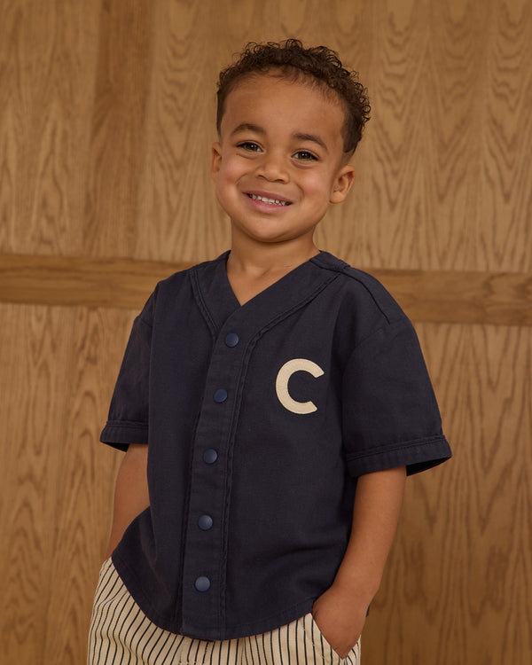 Rylee Cru Baseball Shirt Navy