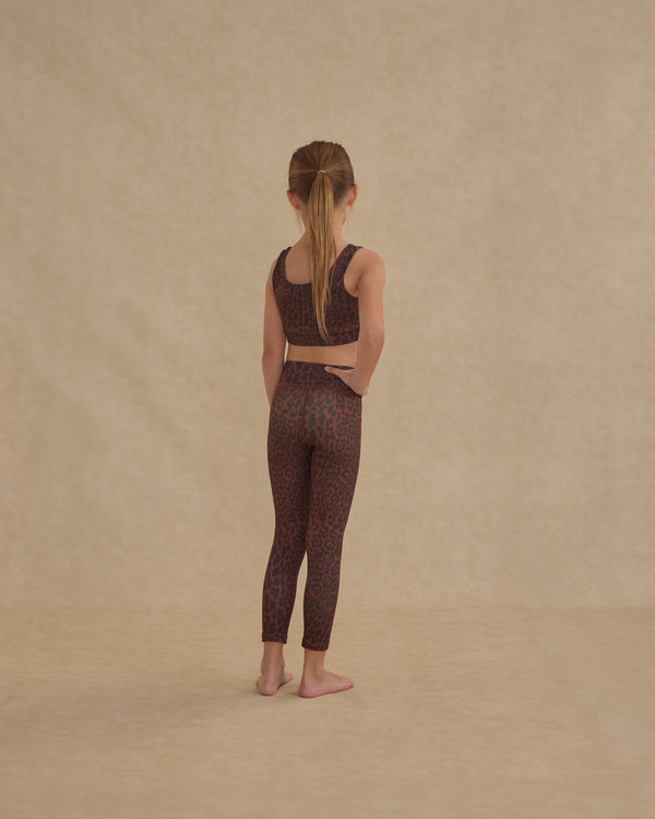 Rylee Cru Basic Legging Leopard