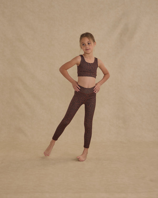 Rylee Cru Basic Legging Leopard