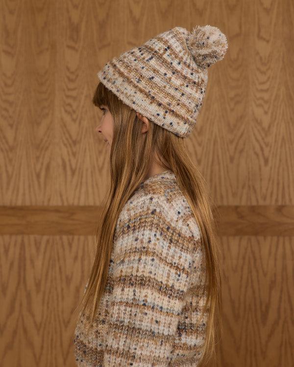 Rylee Cru Beanie Stone Multi-Stripe