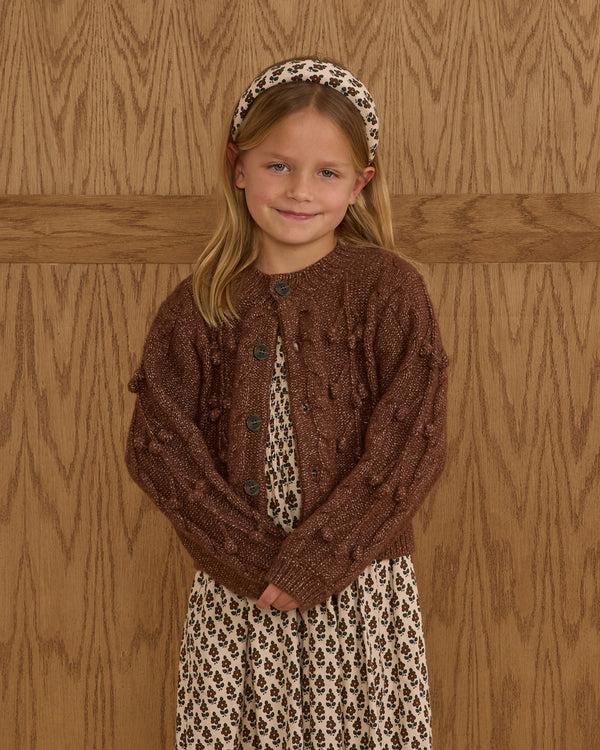 Rylee Cru Bobble Cardigan Brown