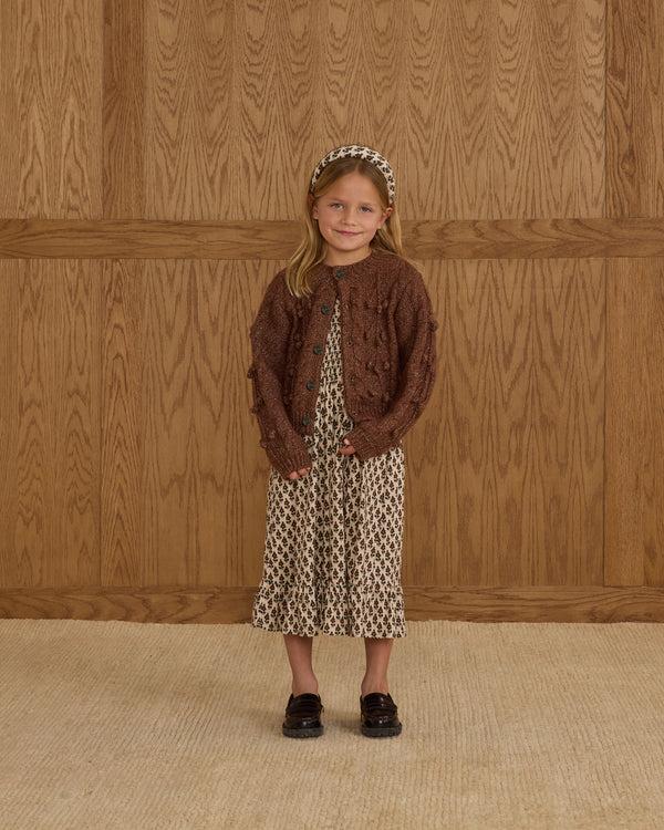 Rylee Cru Bobble Cardigan Brown