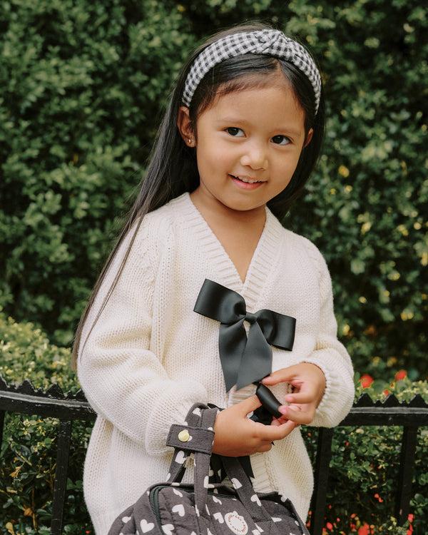 Rylee Cru Bow Cardigan Natural