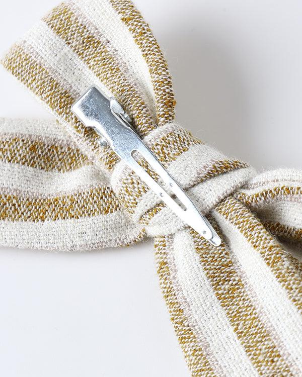 Rylee Cru Bow Golden Stripe