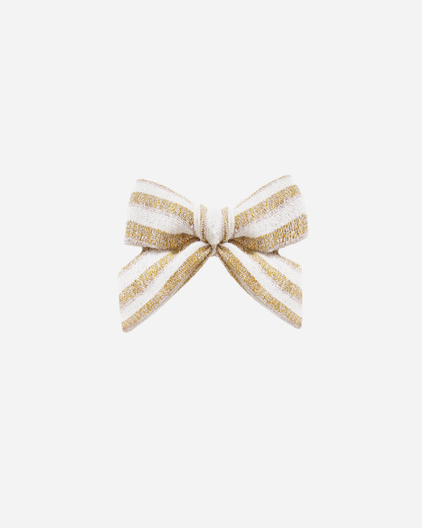 rylee cru Bow Golden Stripe