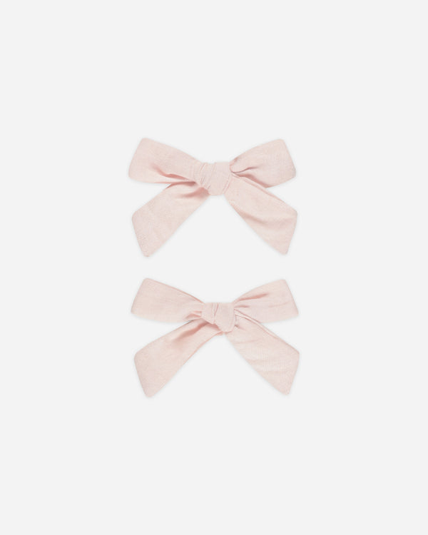 rylee cru Bows Set Of 2 Blush
