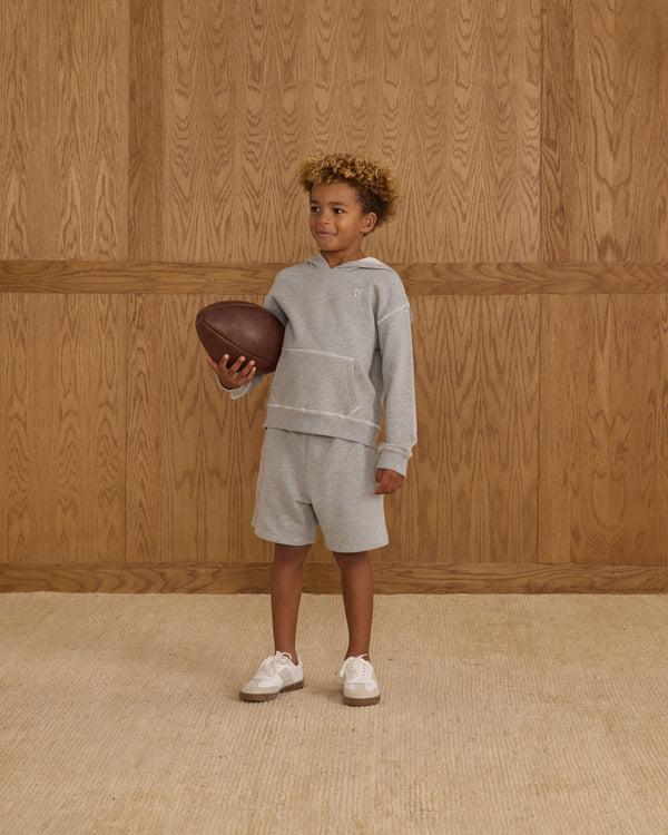 Rylee Cru Boxing Short Heathered Grey